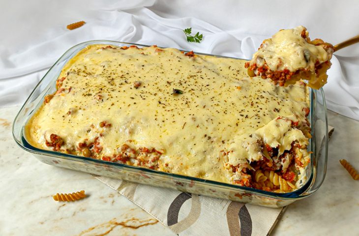 Macarrão de forno cremoso