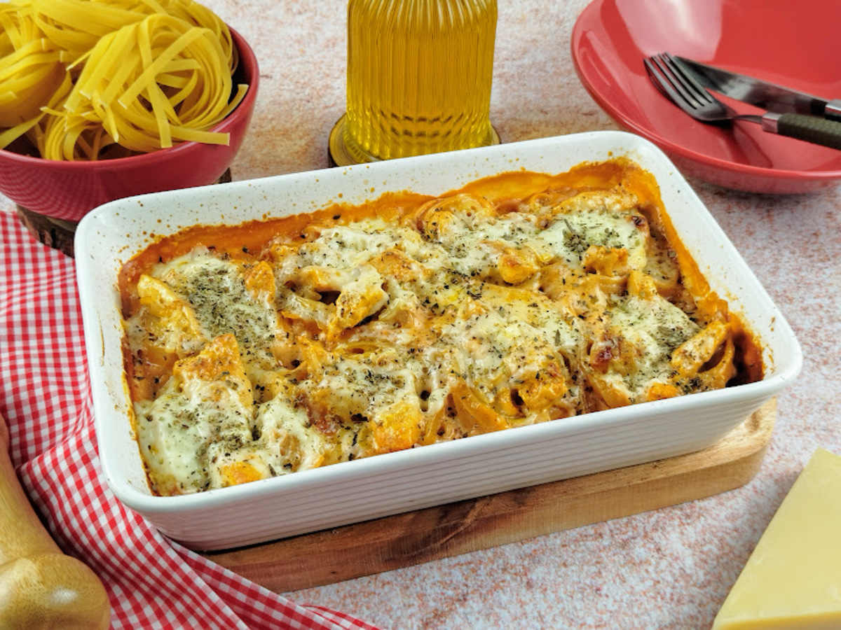 Macarrão de forno simples e rápido