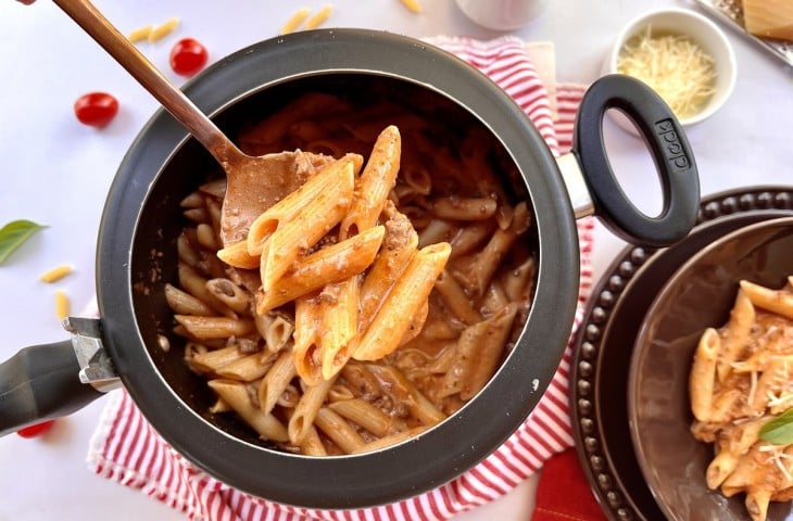 Macarrão de panela de pressão