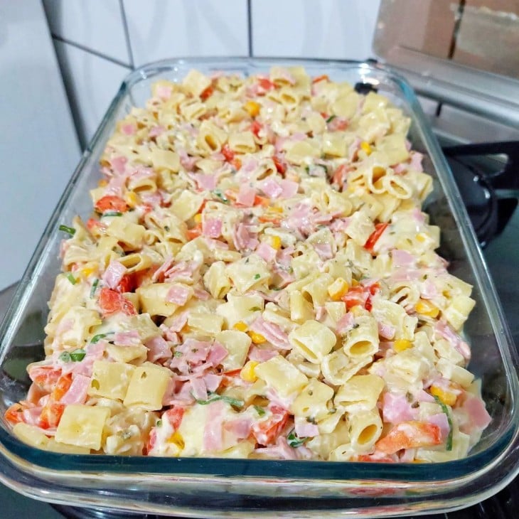 Macarrão de pizza