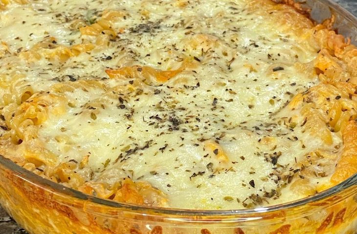 Macarrão gratinado