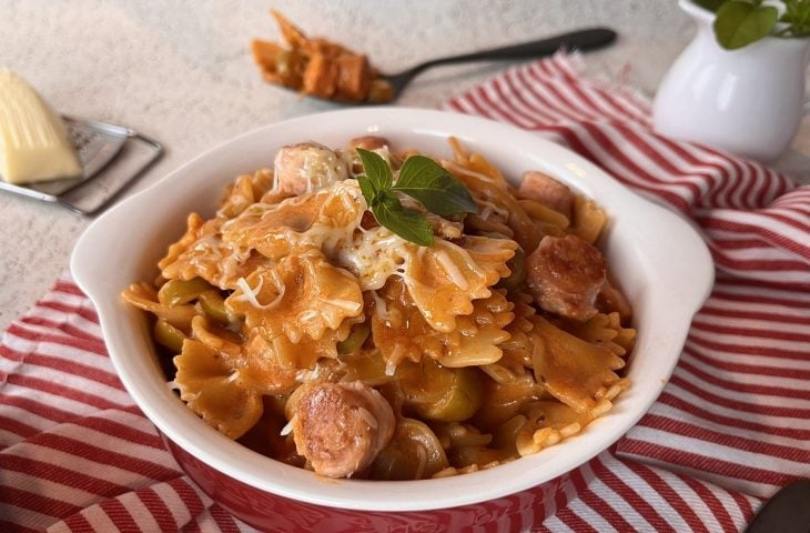 Macarrão na panela de arroz