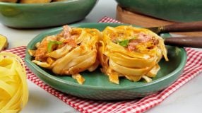Macarrão ninho de forno