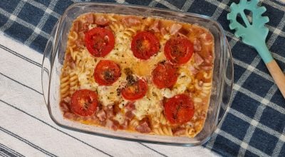 Macarrão pizza de micro-ondas