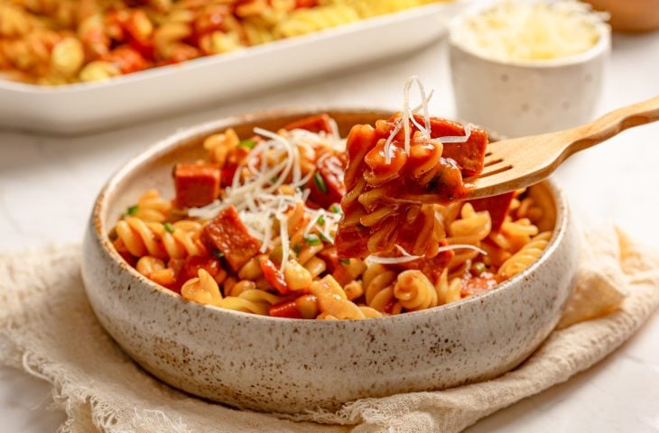 Macarrão com fiambre