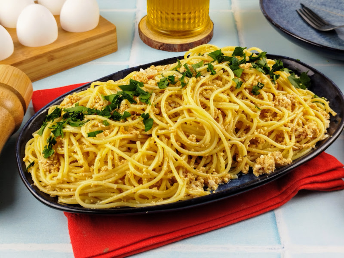 Macarrão com ovos