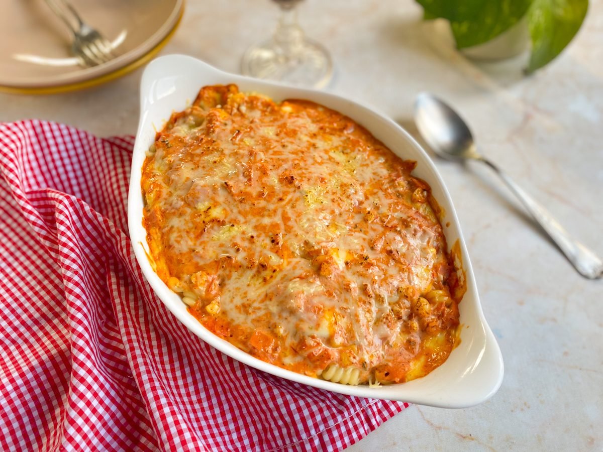 Macarrão de forno fácil