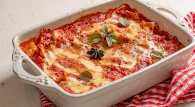 Macarrão de forno simples e rápido