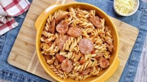Macarronada de calabresa