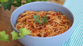 Macarronada de calabresa fácil