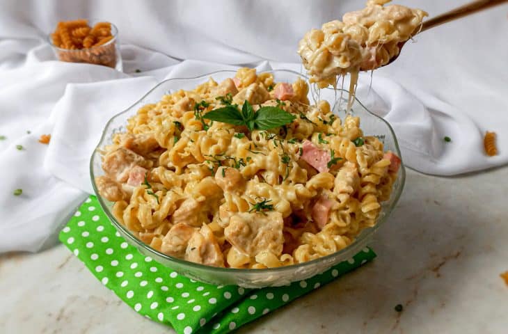 Macarronada de frango