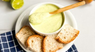 Maionese verde com creme de leite