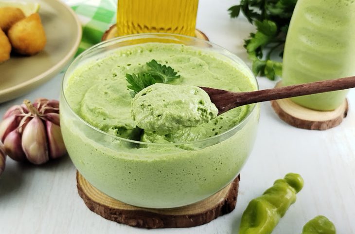 Maionese verde de alho