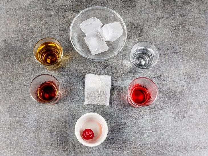 Ingredientes para a receita reunidos.