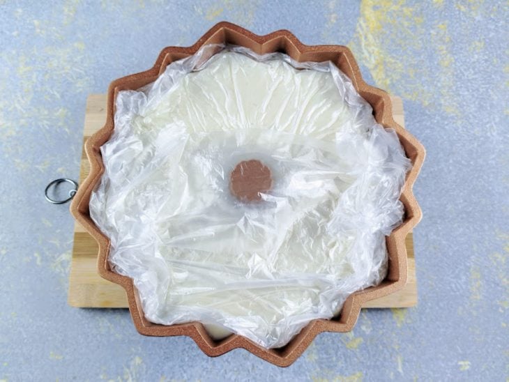 manjar de coco na forma de pudim