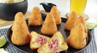 Massa de coxinha com mandioca