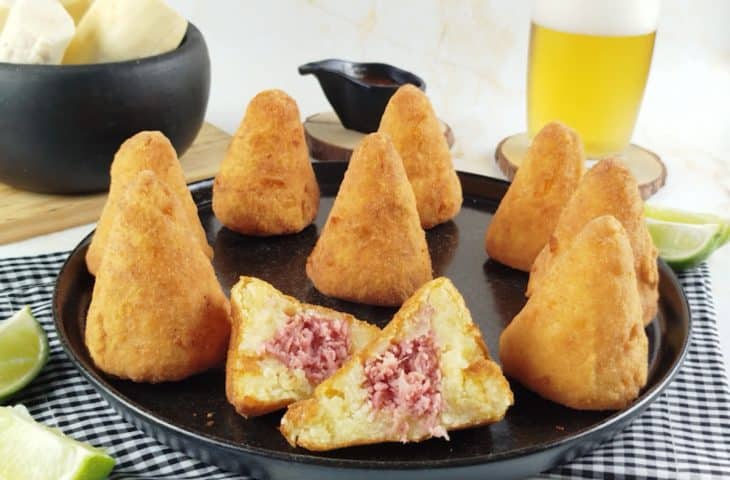 Massa de coxinha com mandioca