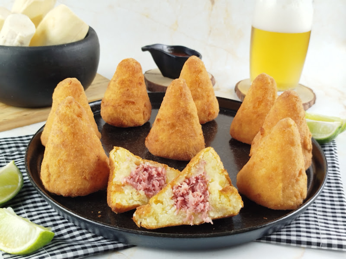Massa de coxinha com mandioca