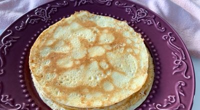 Massa de crepe de frigideira fácil