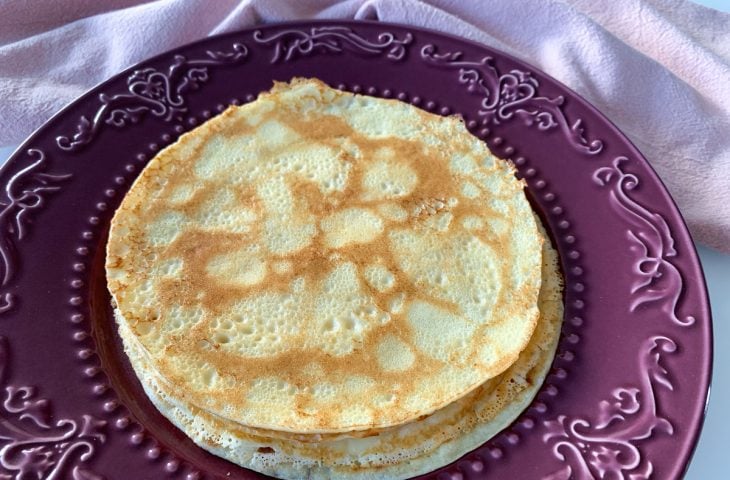 Massa de crepe de frigideira fácil