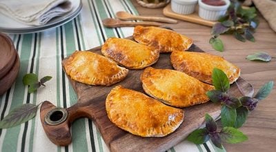 Massa de pastel caseiro para air fryer