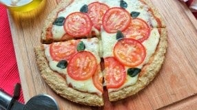 Massa de pizza low carb