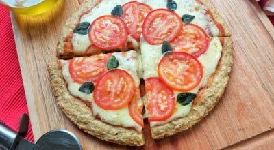 Massa de pizza low carb