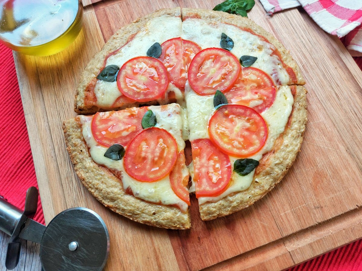 Massa de pizza low carb