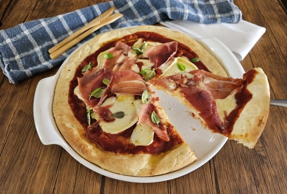Massa de pizza rápida e fácil