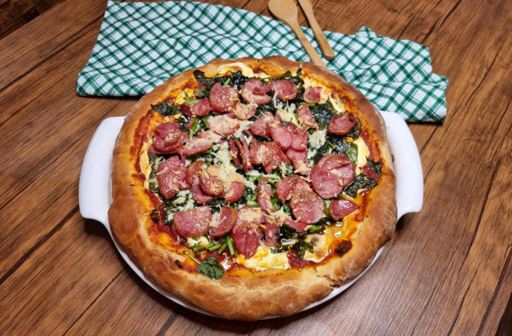 Massa de pizza sem glúten