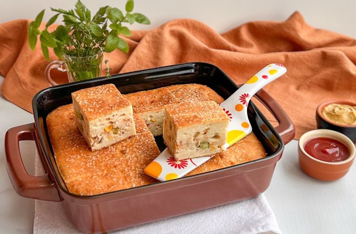 Massa de torta de frango de liquidificador