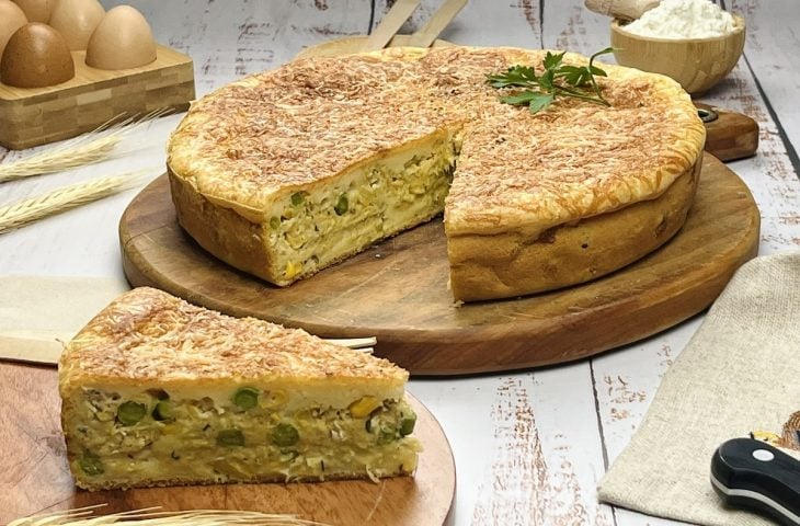 Massa de torta de liquidificador
