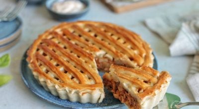 Massa de torta salgada fácil e rápida