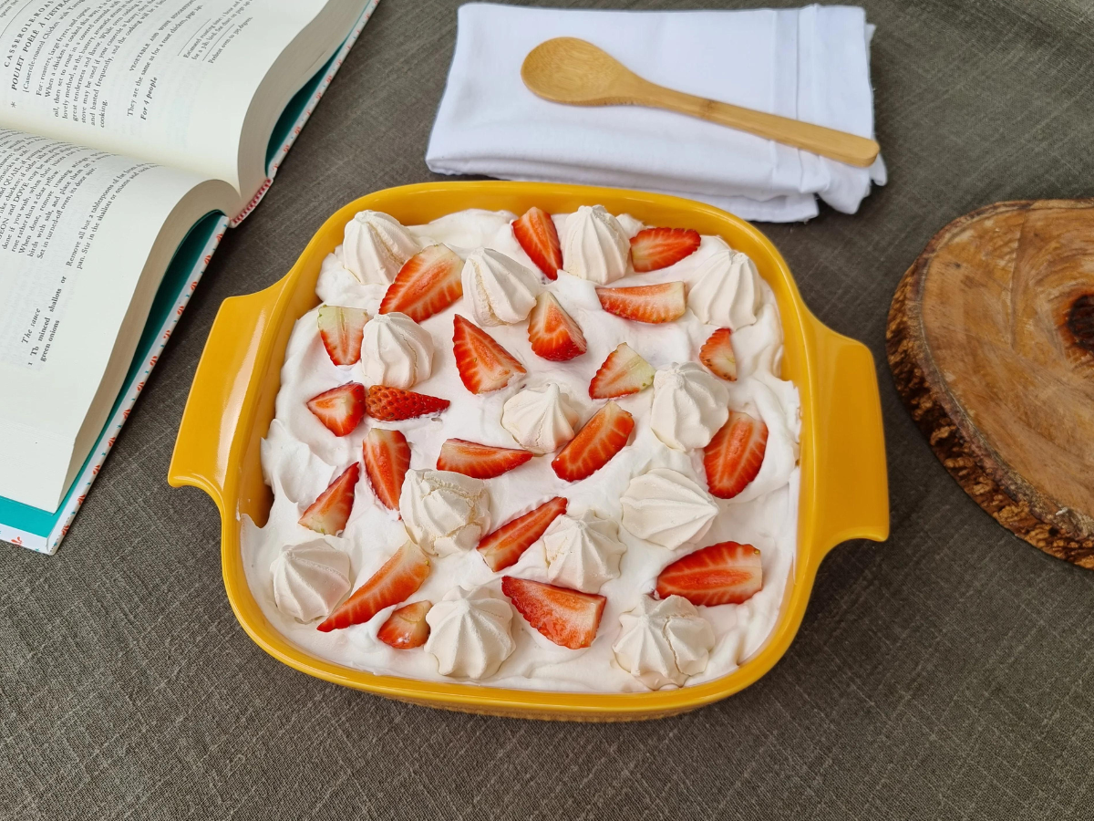 Merengue de morango