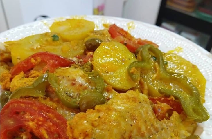 Merluza assada