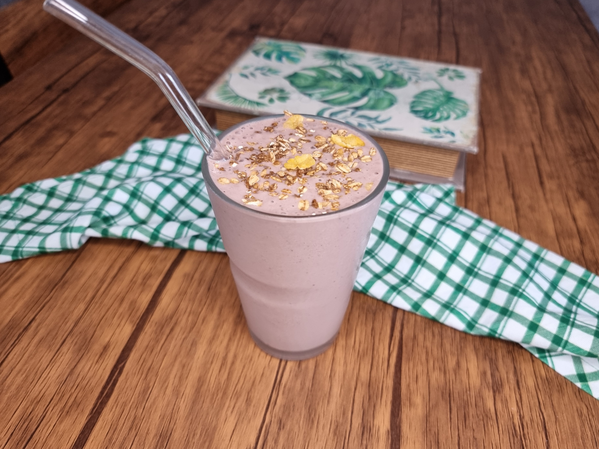 Milk-shake de açaí com banana