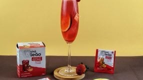 Mimosa de laranja com morango