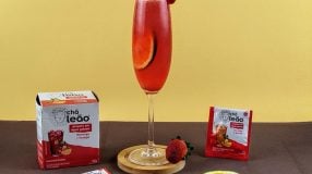 Mimosa de laranja com morango