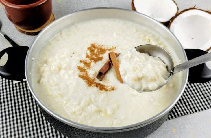 Mingau de milho branco