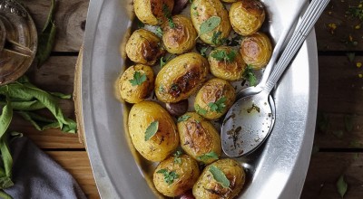 Mini batatas ao forno