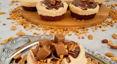 Mini cheesecake de amendoim