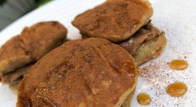 Mini panqueca recheada