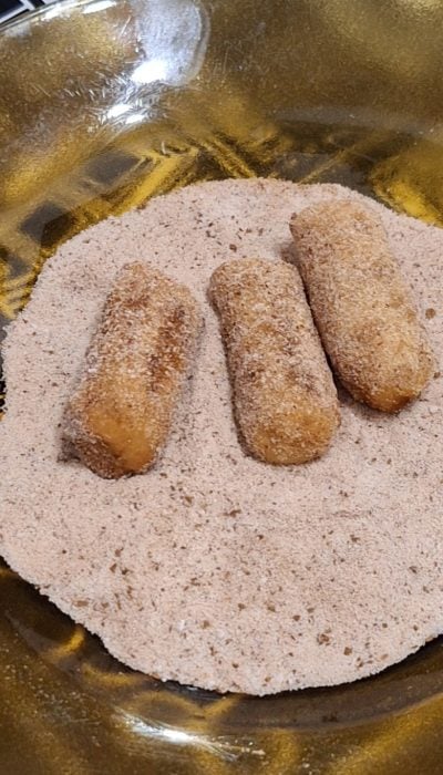 Minichurros simples com doce de leite - Foto de usuário