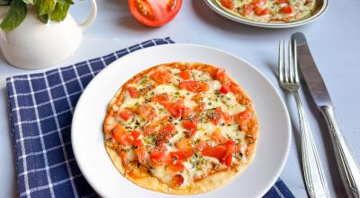 Minipizza de massa de pastel