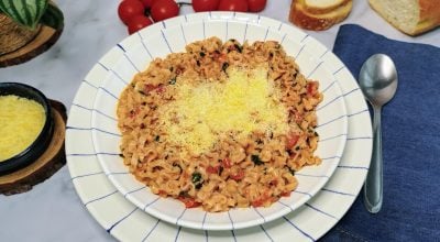 Miojo de tomate cremoso