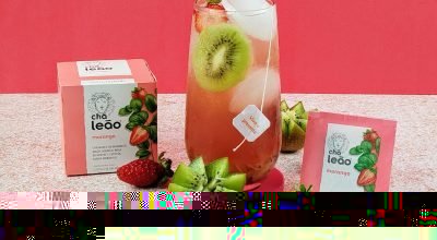 Mocktail de morango com kiwi