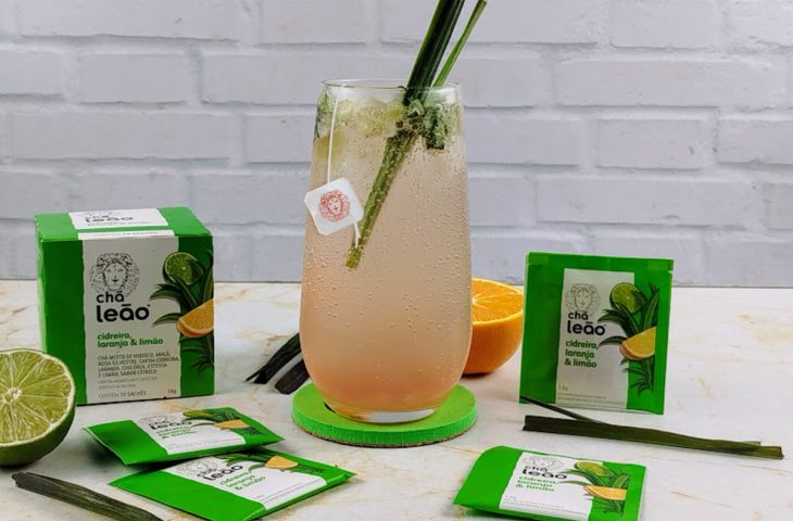 Mojito com cidreira, laranja e limão