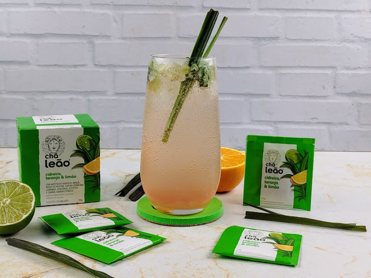 Mojito com cidreira, laranja e limão