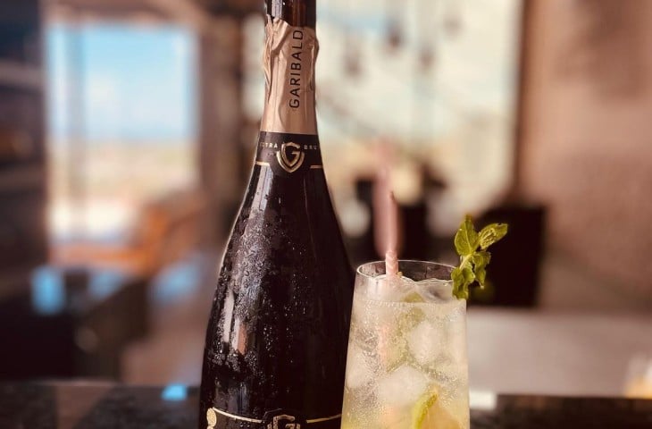 Mojito com espumante