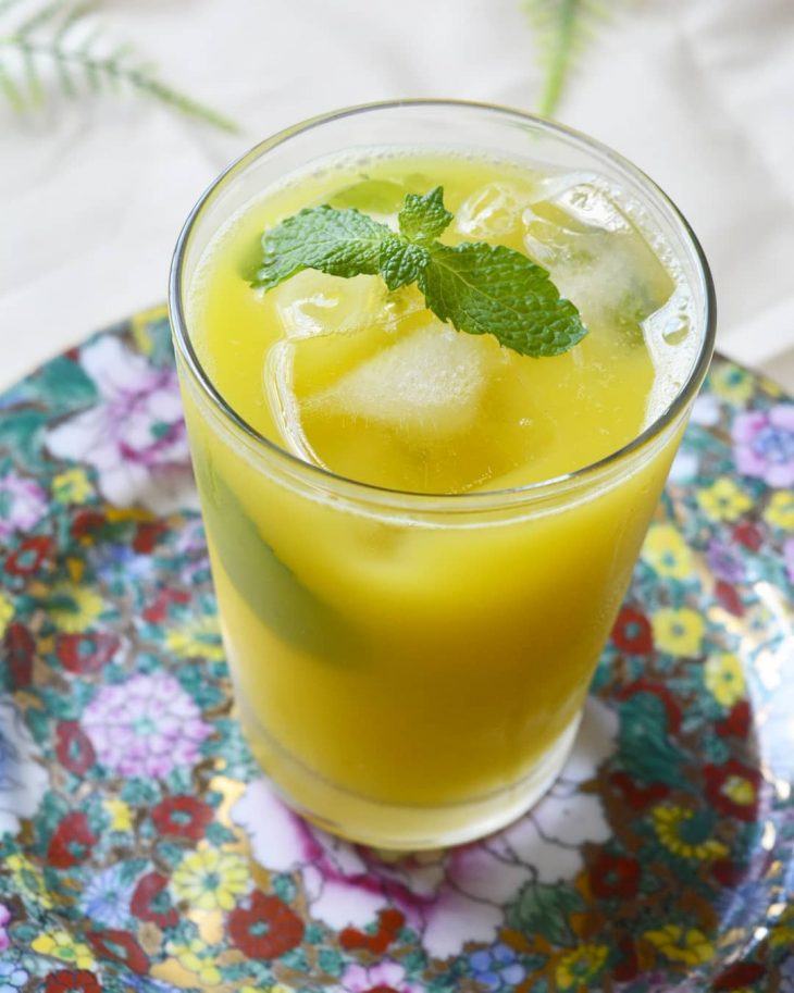 Mojito de manga com maracujá